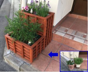 玄関脇プランター サイズ 仕様 特注品